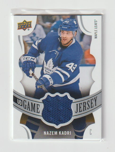 2018-19 Upper Deck Game Jersey #GJ-NK Nazem Kadri
