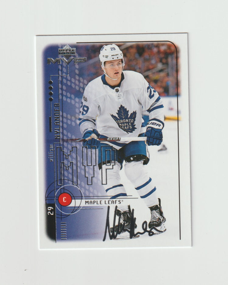 2018-19 Upper Deck MVP 20th Anniversary Tribute Silver Script #16 William Nylander