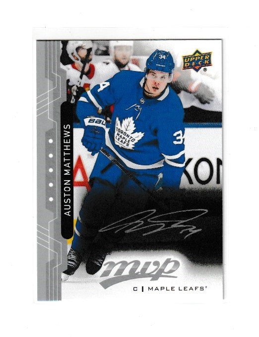 2018-19 Upper Deck MVP Silver Script #205 Auston Matthews