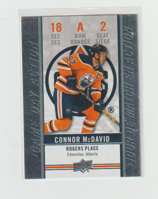 2018-19 Upper Deck Tim Hortons Game Day Action #GDA-2 Connor McDavid