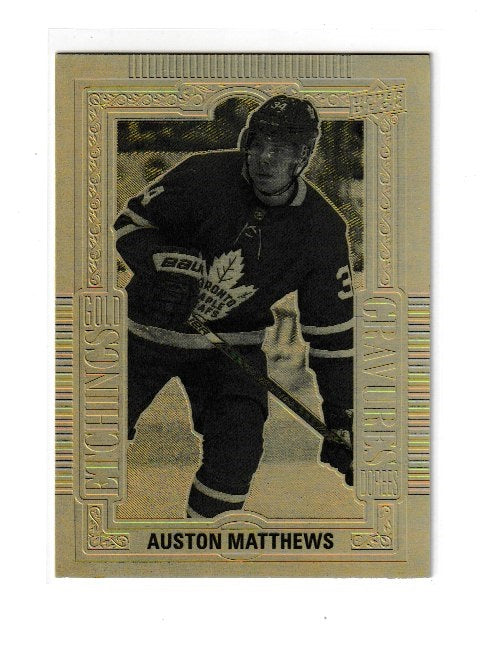 2018-19 Upper Deck Tim Hortons Golden Etchings #GE-2 Auston Matthews