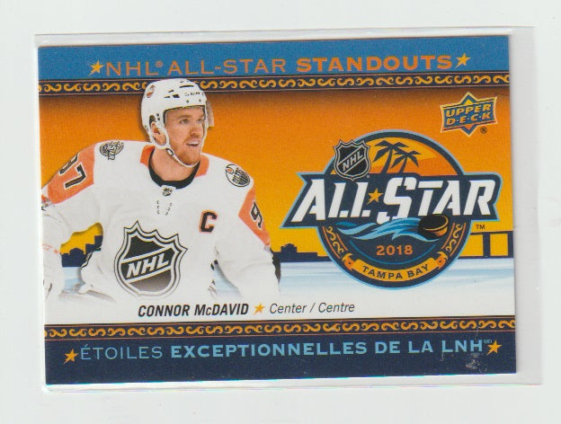 2018-19 Upper Deck Tim Hortons NHL All Star Standouts #AS-1 Connor McDavid