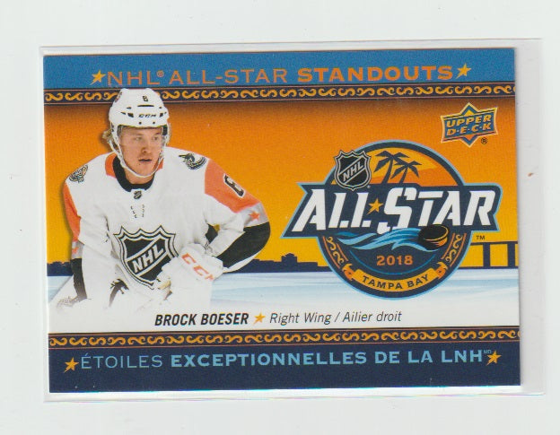 2018-19 Upper Deck Tim Hortons NHL All Star Standouts #AS-3 Brock Boeser