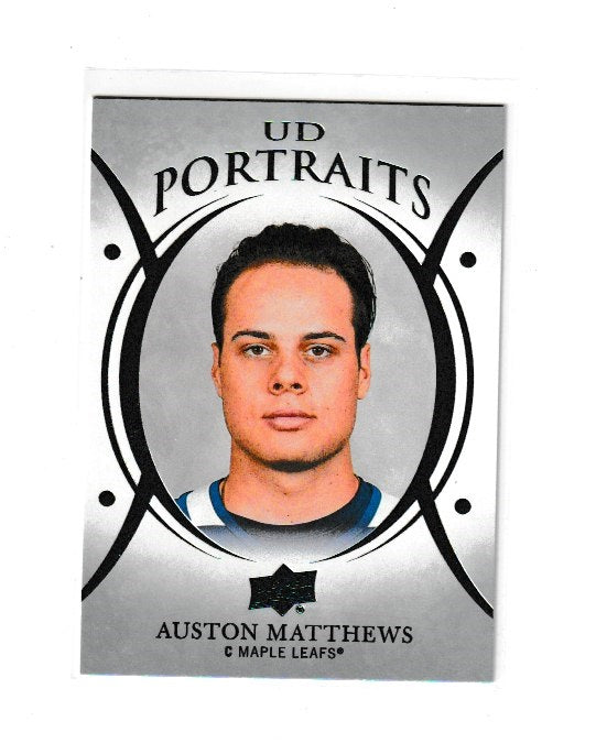 2018-19 Upper Deck UD Portraits #P-34 Auston Matthews