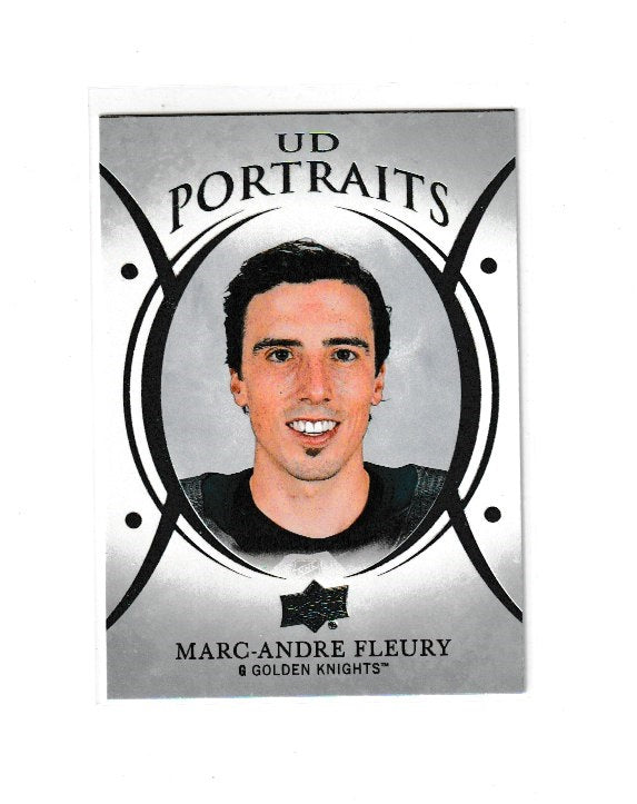 2018-19 Upper Deck UD Portraits #P-4 Marc-Andre Fleury