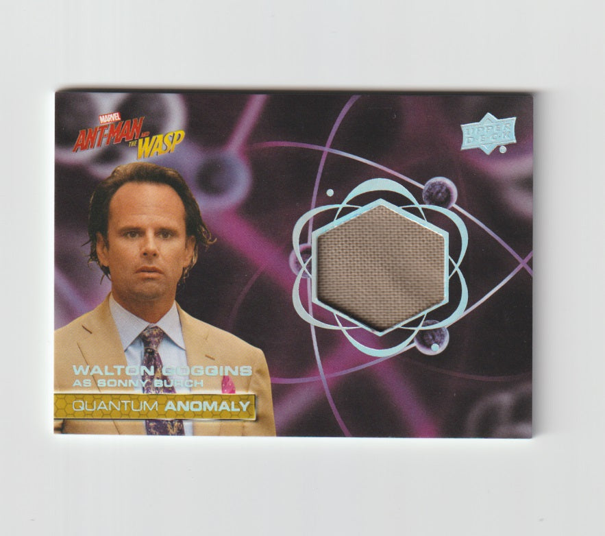 2018 Ant-Man and the Wasp Quantum Anomaly Relics #QM9 Walter Goggins as Sonny Burch