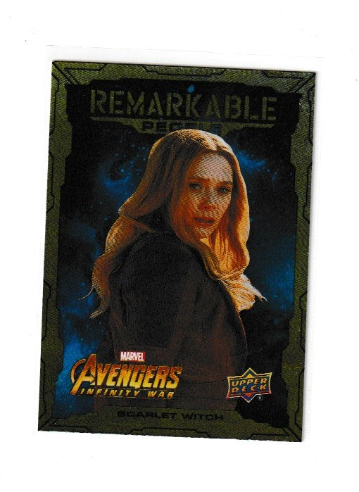 2018 Avengers Infinity War Remarkable People #RP2 Scarlet Witch