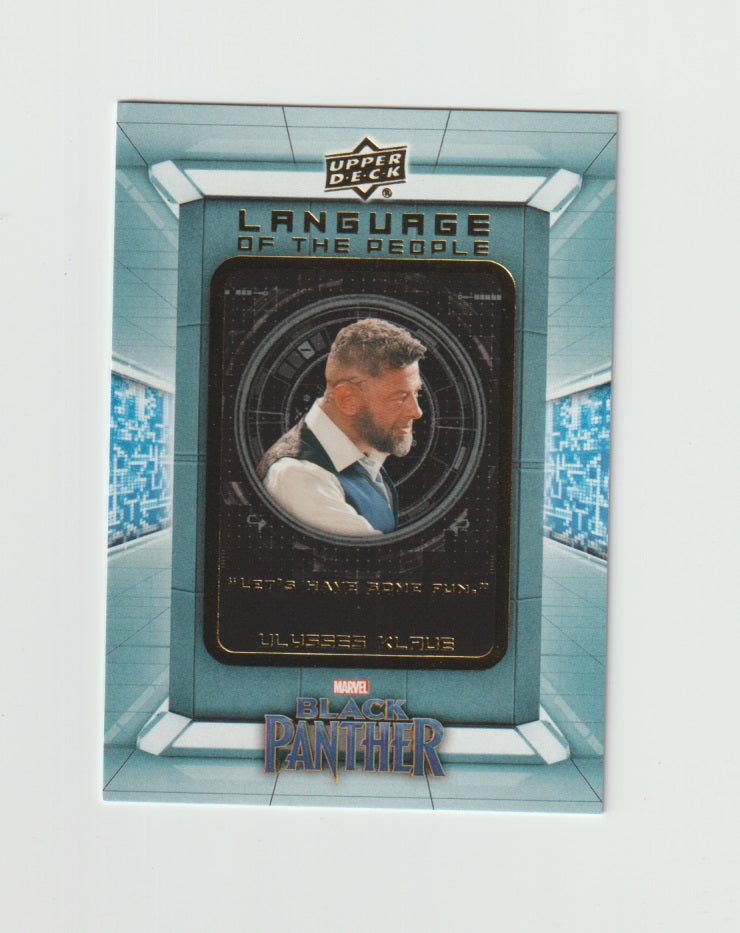 2018 Black Panther Language of the People #LOTP8 Ulysses Klaue