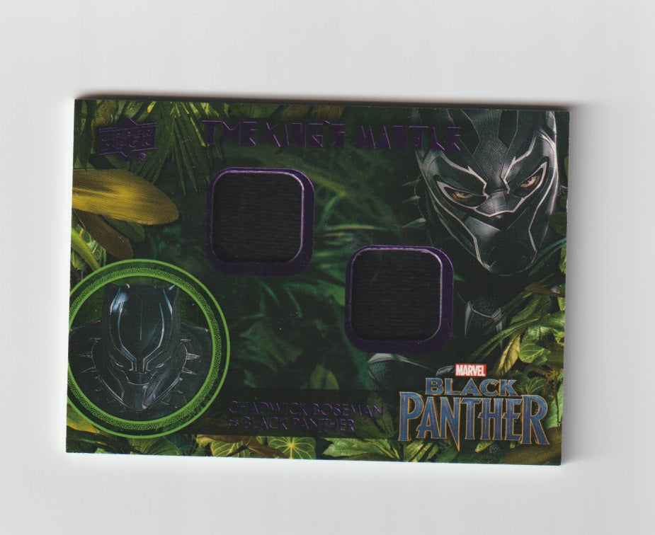 2018 Black Panther The King's Mantle Memorabilia #KM-BP Chadwick Boseman as T'Challa