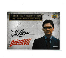 Load image into Gallery viewer, 2018 Daredevil Seasons 1 &amp; 2 Rabbit in a Snowstorm Autographs #SS-LM Toby Leonard Moore as James Wesley

