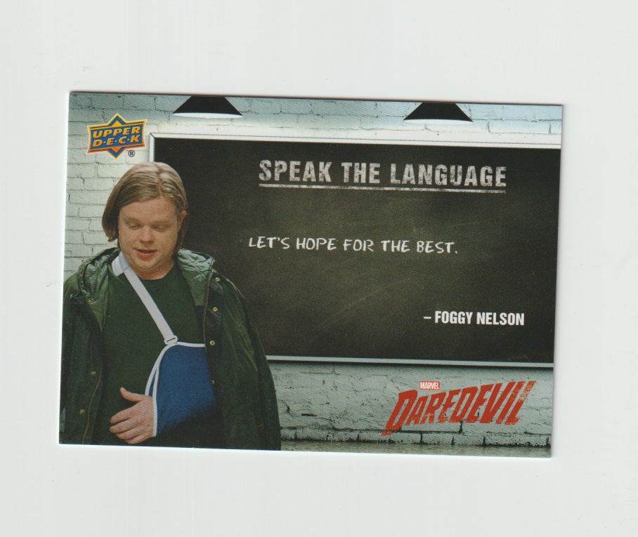 2018 Daredevil Seasons 1 & 2 Speak The Language #STL10 Foggy Nelson