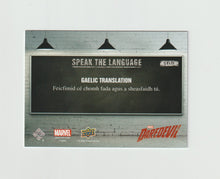 Load image into Gallery viewer, 2018 Daredevil Seasons 1 &amp; 2 Speak The Language #STL15 Finn Cooley
