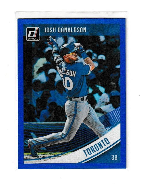 2018 Donruss Holo Blue #188 Josh Donaldson