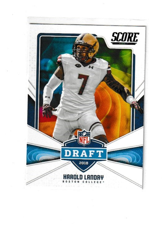 2018 Score NFL Draft #15 Harold Landry
