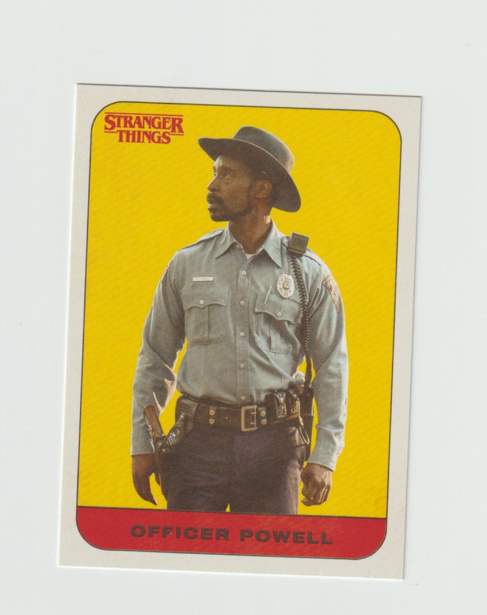 2018 Stranger Things Season 1 Character Stickers #15 of 20 Officer Powell