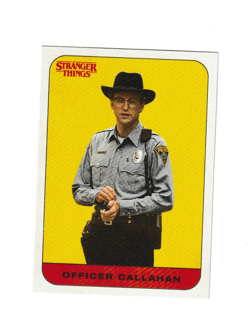 2018 Stranger Things Season 1 Character Stickers #16 of 20 Officer Callahan