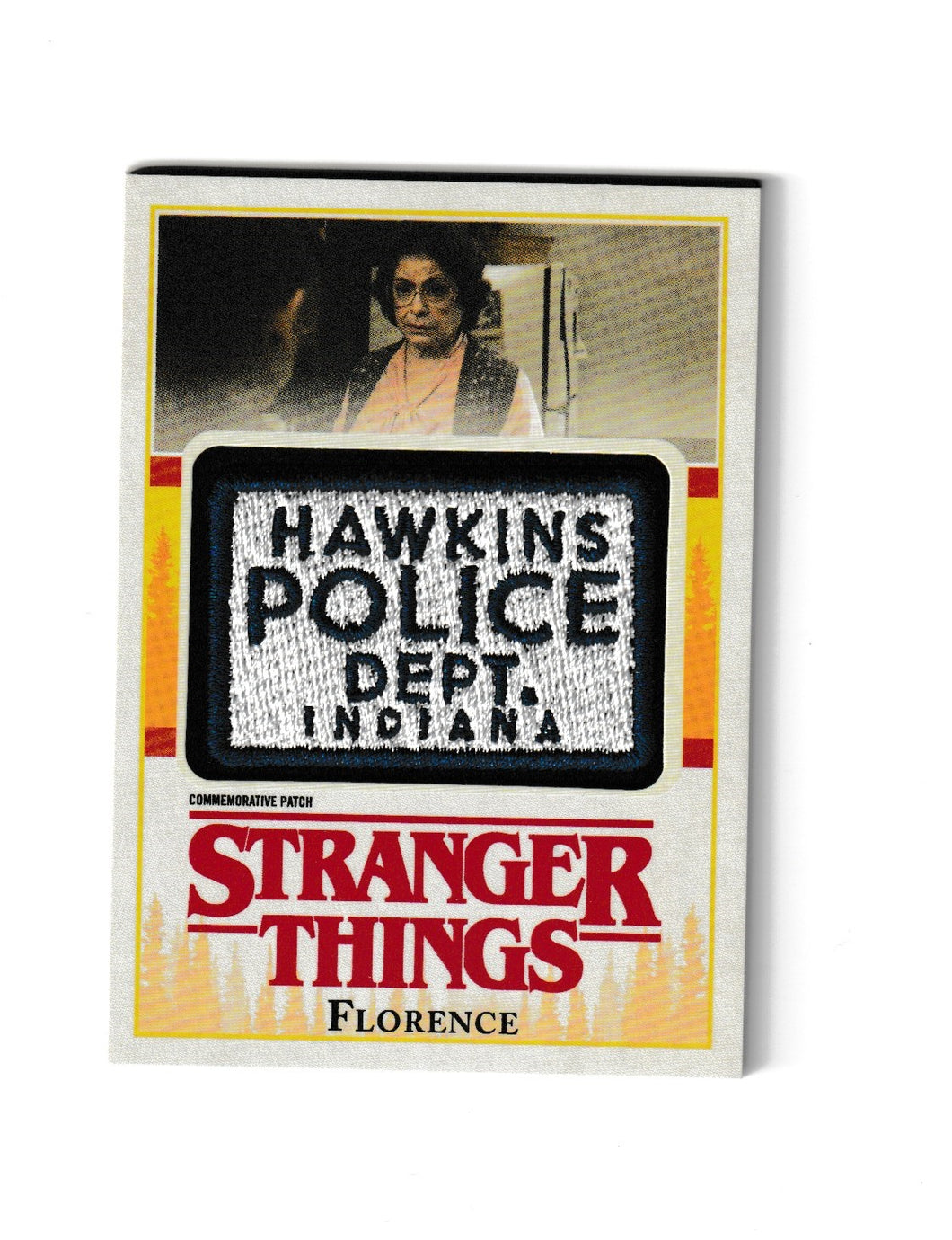 2018 Stranger Things Season 1 Commemorative Patches #P-FL Florence/Hawkins Police Station