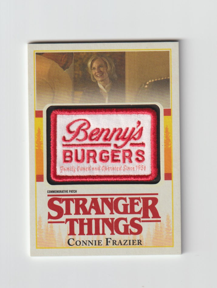 2018 Stranger Things Season 1 Commemorative Patches #P-FR Connie Frazier/Benny's Burgers