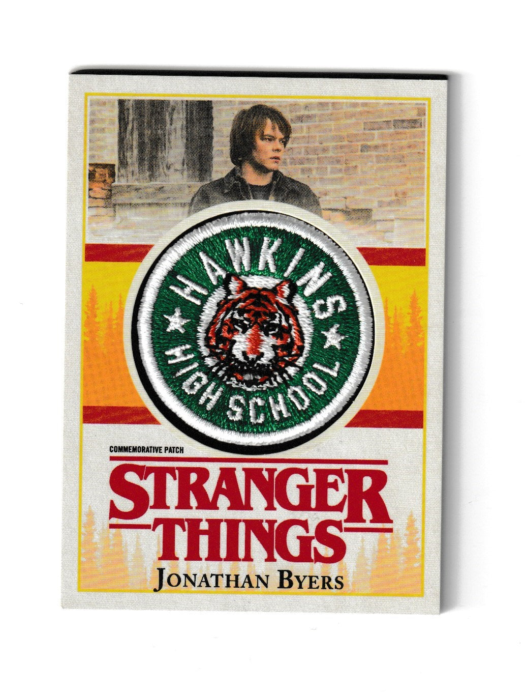 2018 Stranger Things Season 1 Commemorative Patches #P-JN Jonathan Byers-Hawkins High School