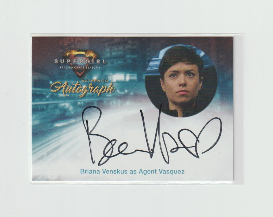 2018 Supergirl Season 1 Autohgraphs #BV Briana Venskus as Agent Vasquez