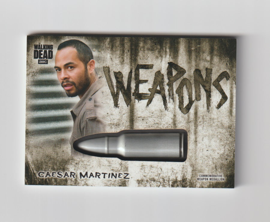 2018 The Walking Dead Hunters and the Hunted Commerative Weapon Medallions #WM-ACM Caesar Martinez Bullet