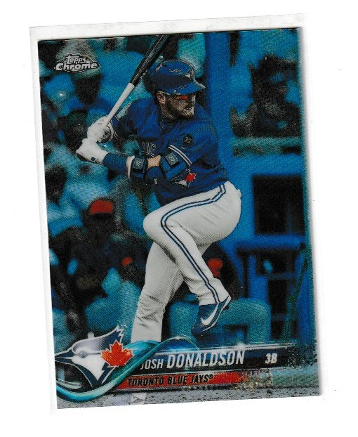 2018 Topps Chrome Refractors #8 Josh Donaldson