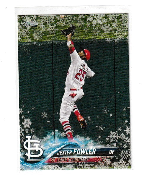 2018 Topps Walmart Holiday Snowflake Metallic #HMW191 Dexter Fowler