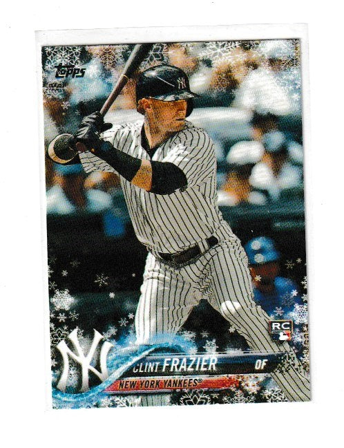 2018 Topps Walmart Holiday Snowflake Rookie #HMW38 Clint Frazier