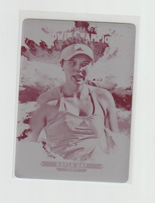 2018 Upper Deck Goodwin Champions Magenta Plate #114 Kayla Day