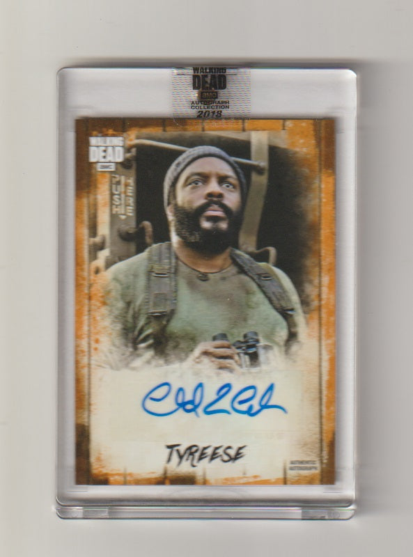 2018 Walking Dead Autograph Collection #A-CCC Chad Coleman as Tyreese