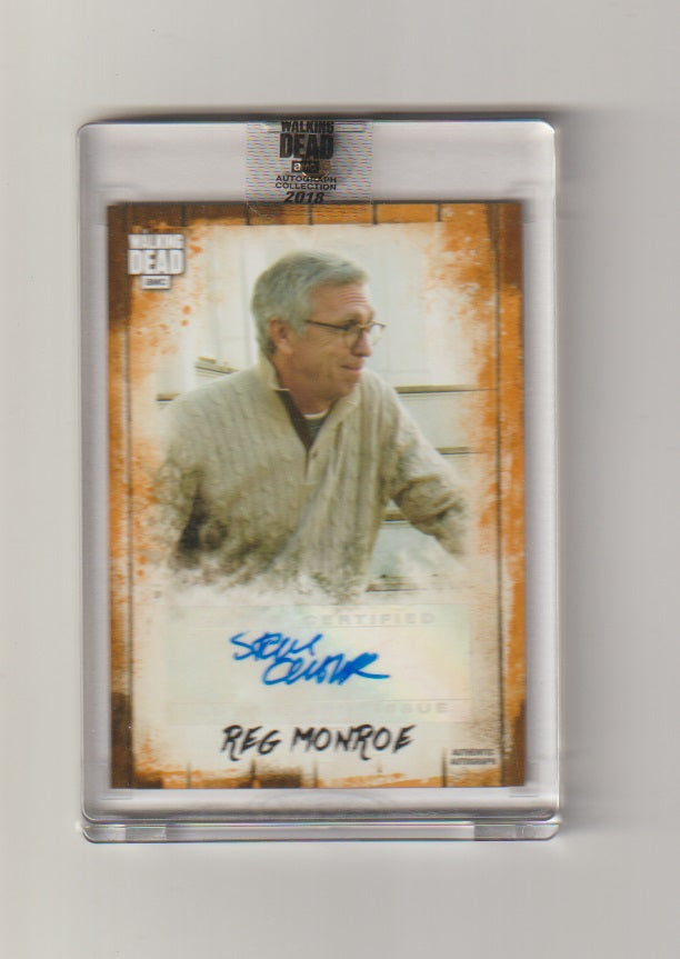 2018 Walking Dead Autograph Collection #A-SCB Steve Coulter as Reg Monroe