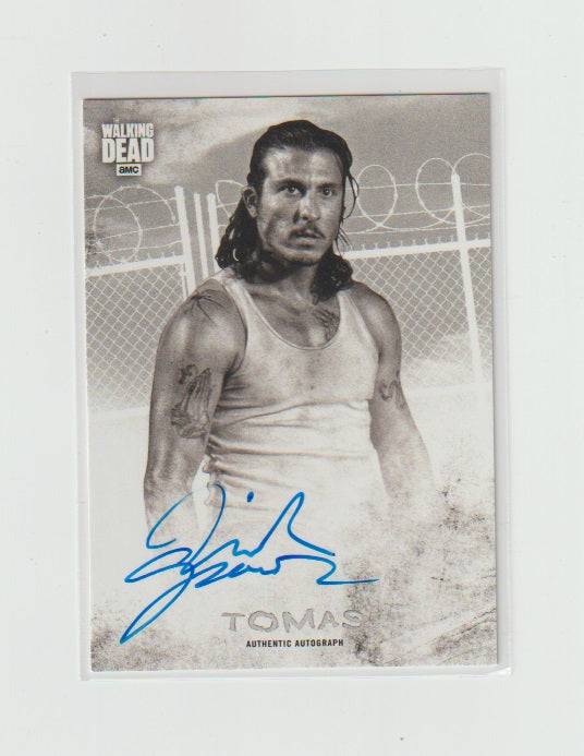 2018 Walking Dead Hunters and the Hunted Autographs #HA-NG Nick Gomez as Tomas
