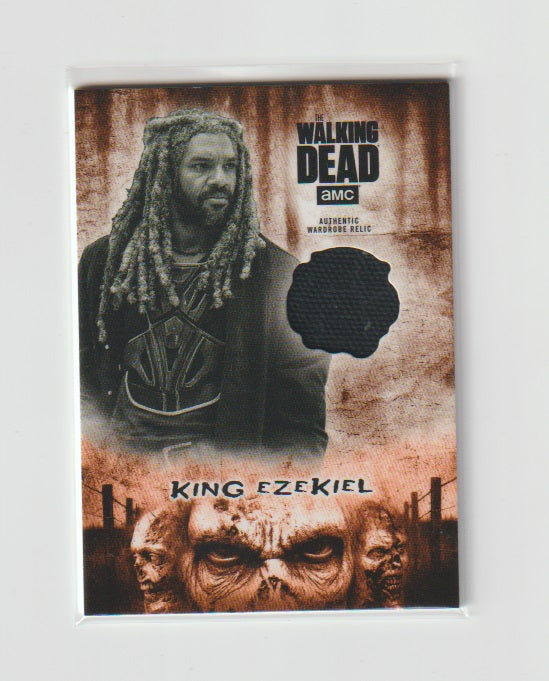 2018 Walking Dead Hunters and the Hunted Costume Relics Orange #R-KE King Ezekiel