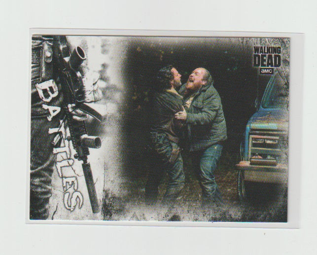 2018 Walking Dead Hunters and the Hunted Epic Battles #EB-3 Rick vs The Claimers