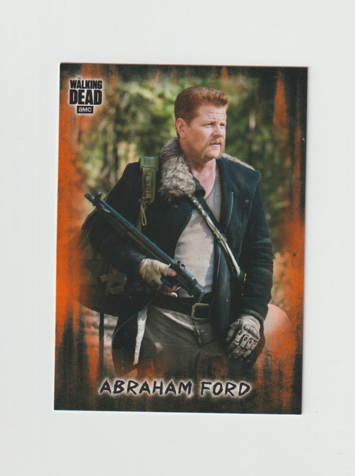 2018 Walking Dead Hunters and the Hunted Orange #15 Abraham Ford