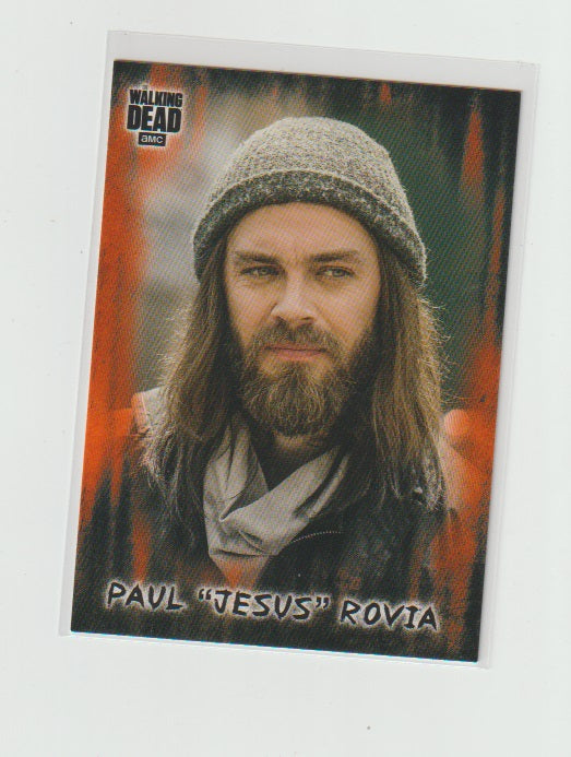 2018 Walking Dead Hunters and the Hunted Orange #22 Paul 