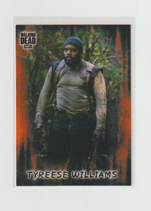 2018 Walking Dead Hunters and the Hunted Orange #25  Tyreese Williams