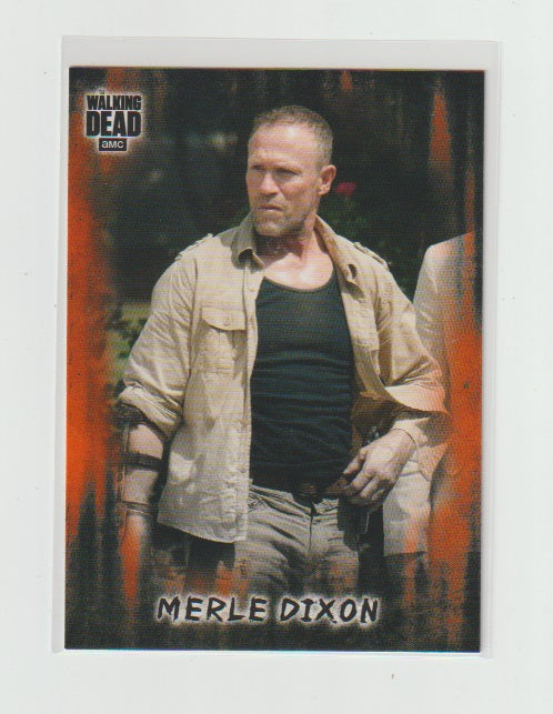 2018 Walking Dead Hunters and the Hunted Orange #35 Merle Dixon