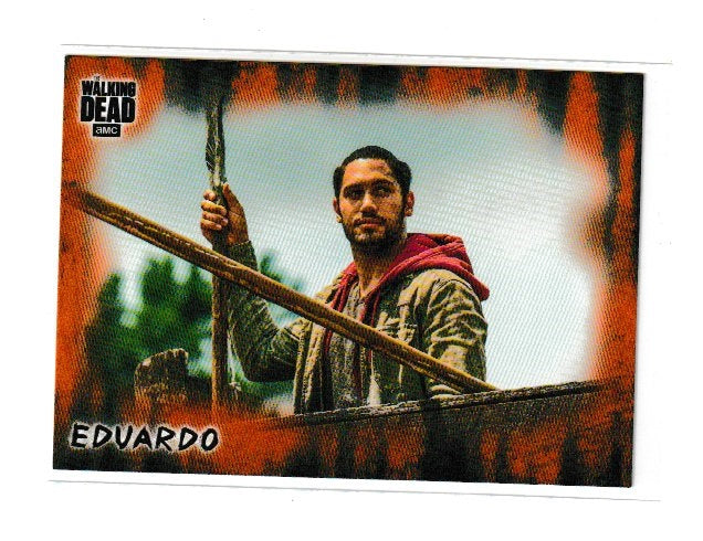 2018 Walking Dead Hunters and the Hunted Orange #43 Eduardo