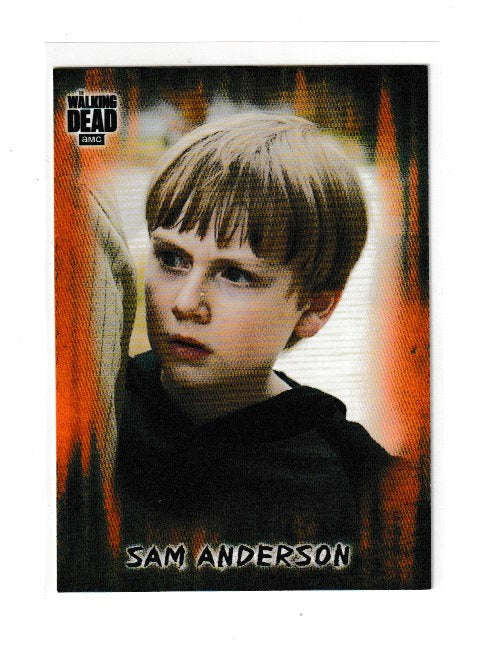 2018 Walking Dead Hunters and the Hunted Orange #49 Sam Anderson
