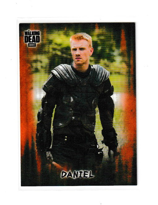 2018 Walking Dead Hunters and the Hunted Orange #50 Daniel