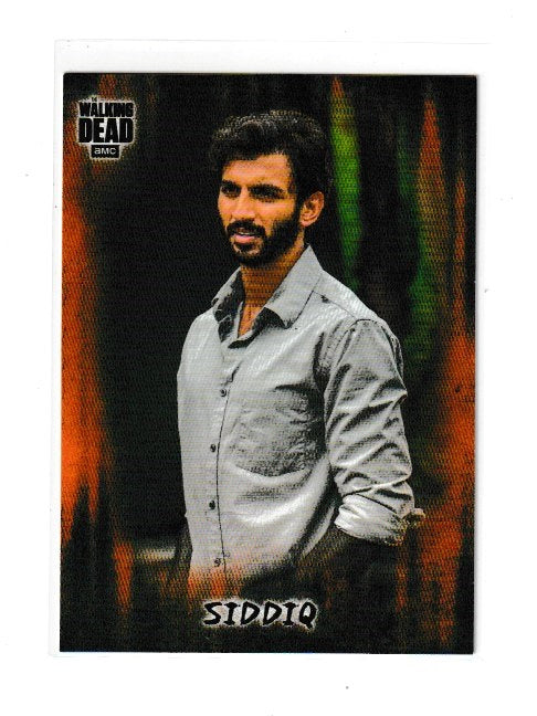 2018 Walking Dead Hunters and the Hunted Orange #70 Siddiq