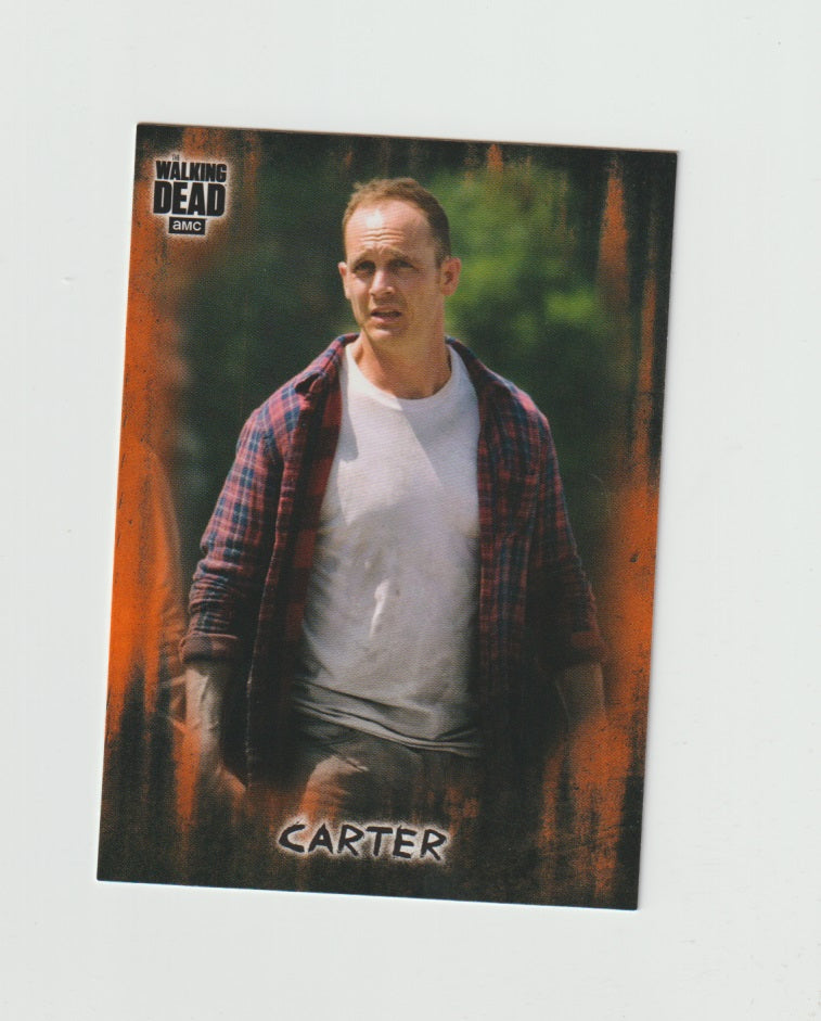 2018 Walking Dead Hunters and the Hunted Orange #84 Carter