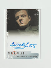 Load image into Gallery viewer, 2018 X-Files Seasons 10 &amp; 11 Autographs Andre Roshkov as Commander Al
