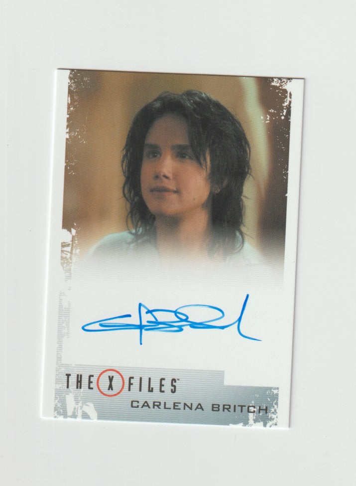 2018 X-Files Seasons 10 & 11 Autographs Carlena Britch as Juliet Bocanegra