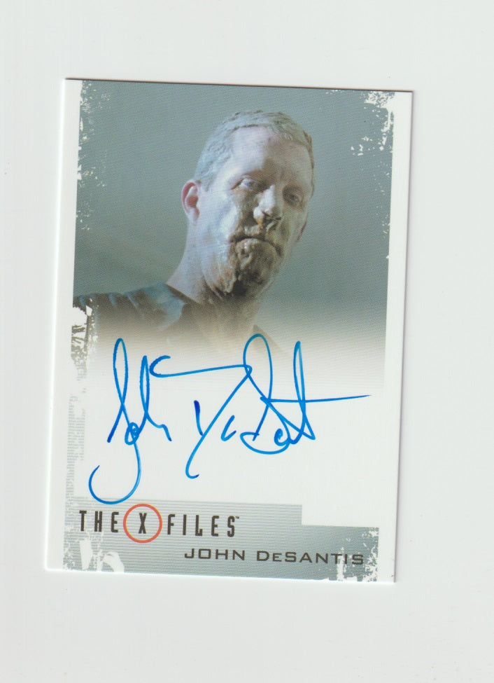2018 X-Files Seasons 10 & 11 Autographs John DeSantis as Band-Aid Nose Man