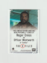 Load image into Gallery viewer, 2018 X-Files Seasons 10 &amp; 11 Autographs Roger Cross as Officer Wentworth
