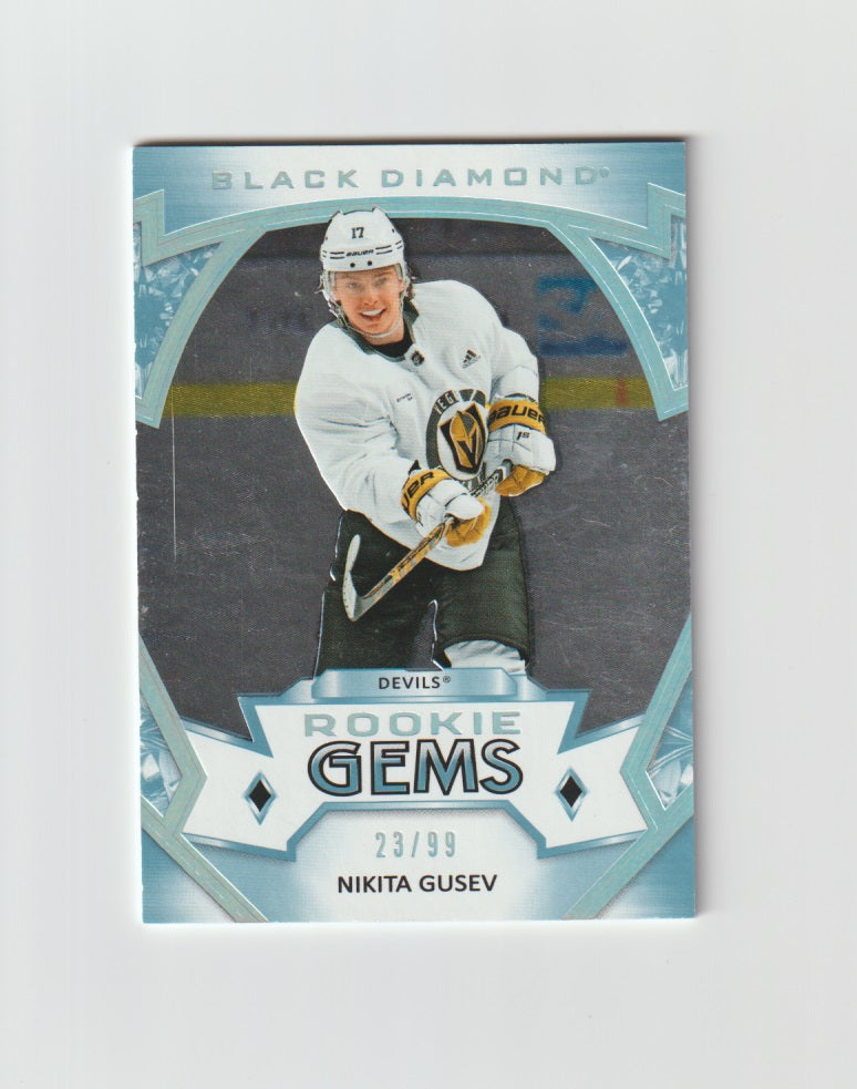 2019-20 Black Diamond Rookie Gems Spectrum #RG-NG Nikita Gusev