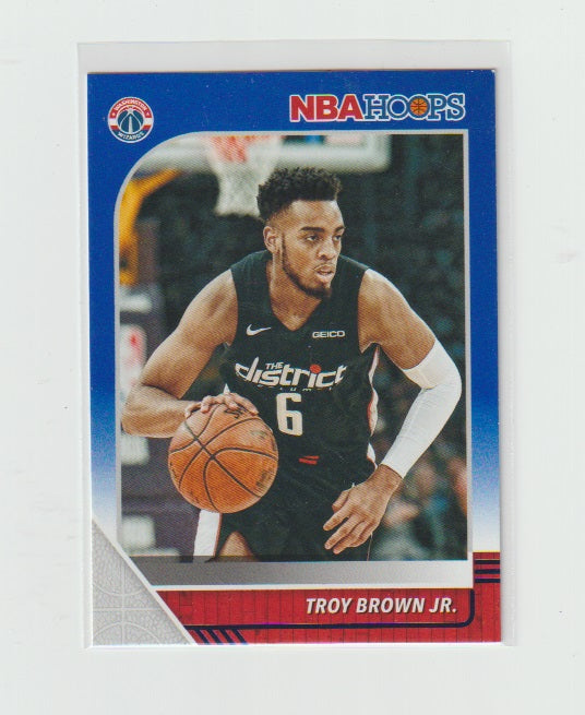 2019-20 Hoops Blue #194 Troy Brown Jr