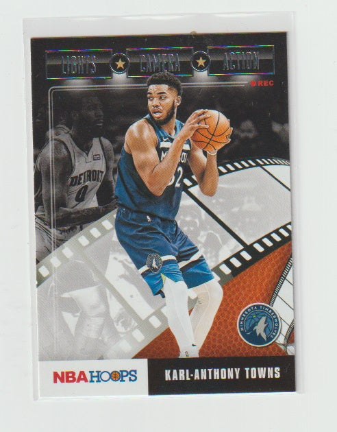 2019-20 Hoops Lights Camera Action #12 Karl-Anthony Towns